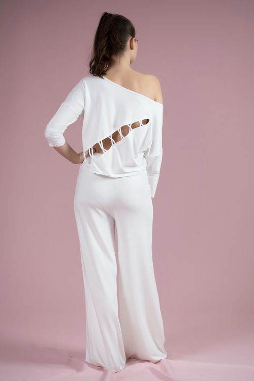 Pantalona Comfy Off White
