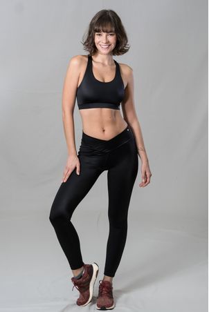 Legging Cintura V Preta