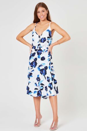 Conjunto Búzios Floral Azul