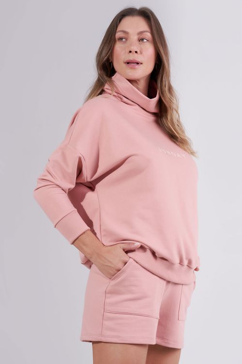 Shorts Abraçar Rosa Chá