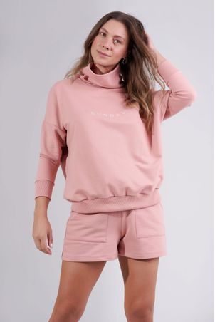 Shorts Abraçar Rosa Chá