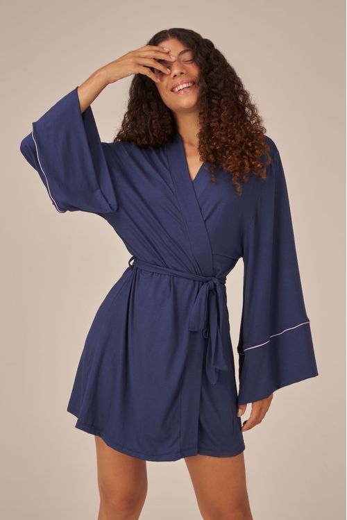 Robe Classic Marinho