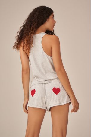 Pijama Curto I love love