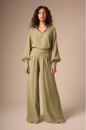 Camisa Natural Verde Oliva