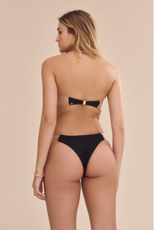 Biquíni top  strapless vieira celine preto