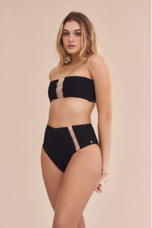 Biquíni calcinha hot pant vieira marcela preto