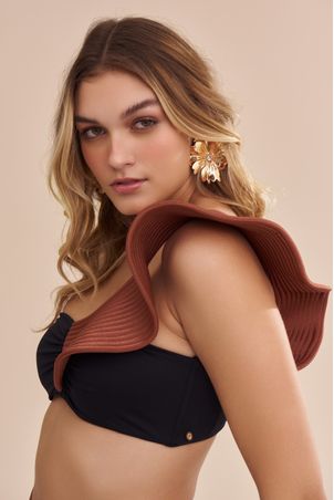 Top Biquíni Falésias Paula Preto