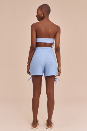 shorts aquamarine topázio