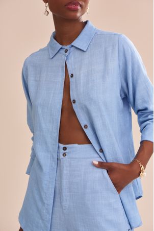 camisa aquamarine topázio