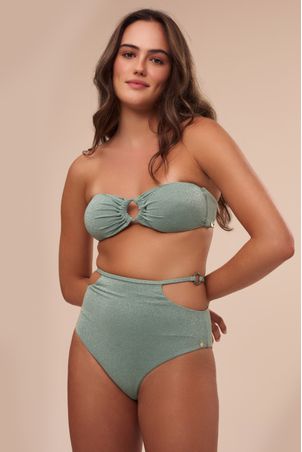 Top Biquini Strapless Rebeca Serena Menta