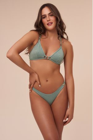 Biquini Conjunto Top Triângulo Zoe e Calcinha Natalie Serena Menta