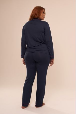 Pijama Longo Classic Navy