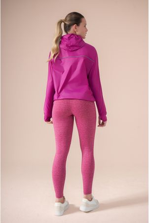 legging mescla rosa