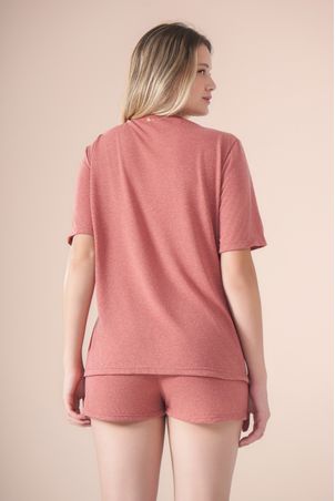 Pijama curto sweet canela