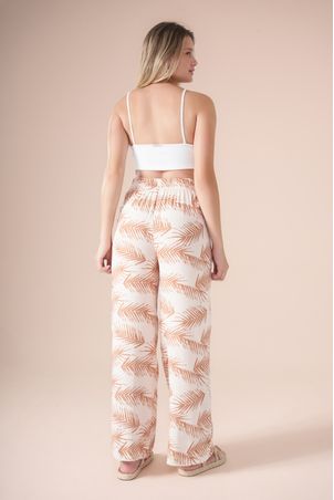 top canelado leah off white