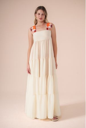 Vestido longo saída greenkini solaris