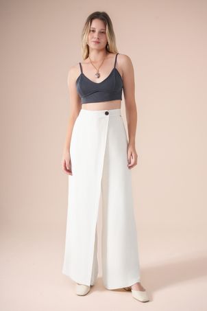 top canelado leah cinza carvão