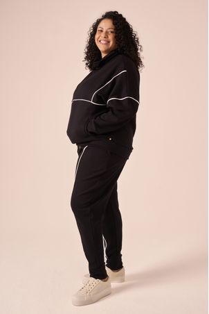 blusa raglan lume preta