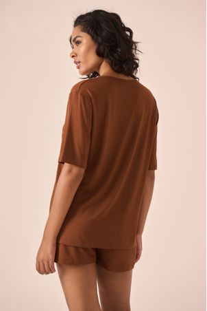 Pijama curto sweet cafe