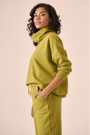 Blusa moletom sunday verde verão