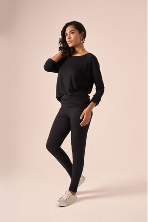 Calça Comfy Bamboo Preta