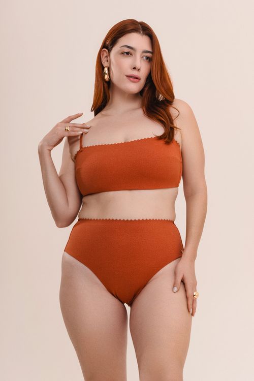calcinha hot pant timeless terracota