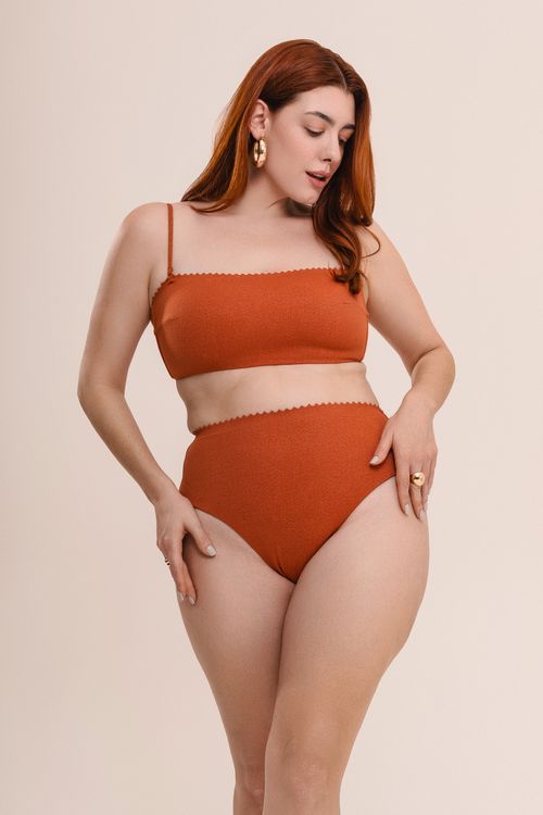 calcinha hot pant timeless terracota
