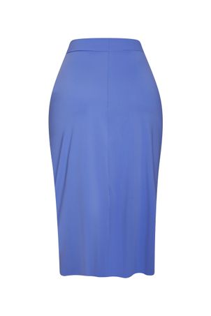 Saia bio com trançado frontal bio artemis azul lazuli