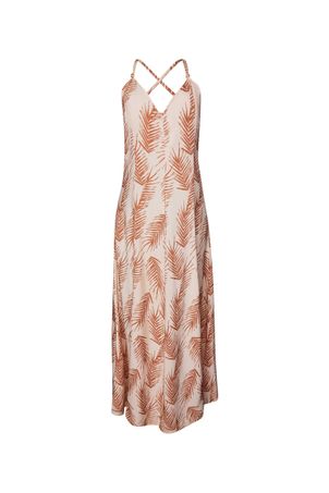 Vestido Longo Palms Areia