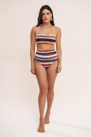 Biquíni Top Strapless Bandeau Killa Multicolor