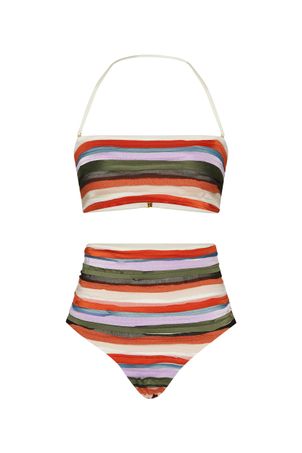 Biquíni Top Strapless Bandeau Killa Multicolor