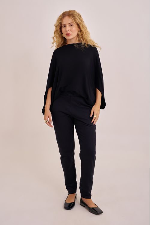 blusa triangle bamboo preta