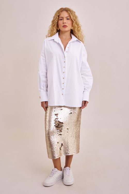 camisa ciclos alfaiataria off white