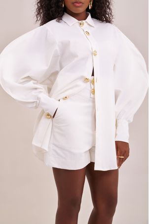 Shorts ciclos texturas off white