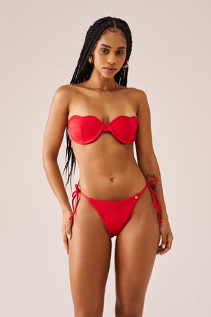 Top Biquíni french kiss vermelho
