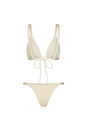 Conjunto Biquíni top triângulo e calcinha string mini iemanjá pérola