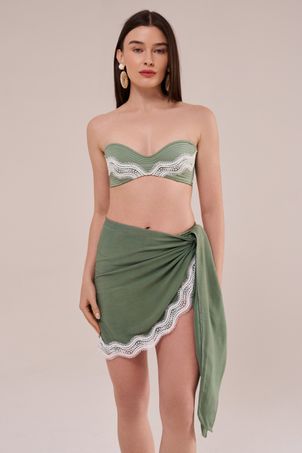 saia com amarração lateral e guipure paraty