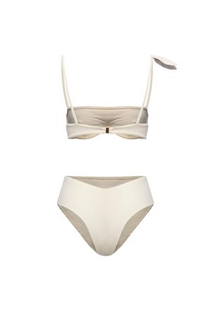 Top Biquíni com aro Magnólia Off White