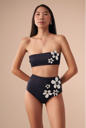 Calcinha Biquíni Hot Pant Bem me Quero Preta