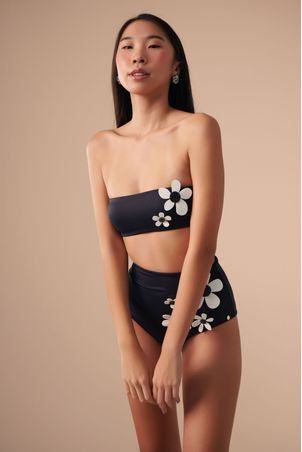 Calcinha Biquíni Hot Pant Bem me Quero Preta