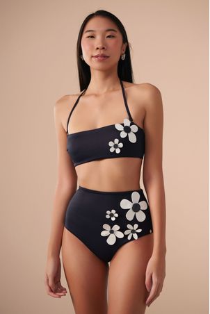 Calcinha Biquíni Hot Pant Bem me Quero Preta