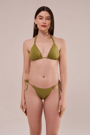 Calcinha Biquíni string sorte pistache