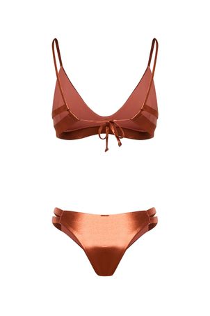 Top Biquíni Marissa Aqua Bronze