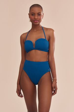 calcinha biquini hot pant ola azul capri