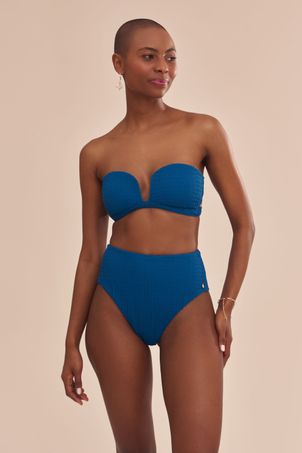 calcinha biquini hot pant ola azul capri