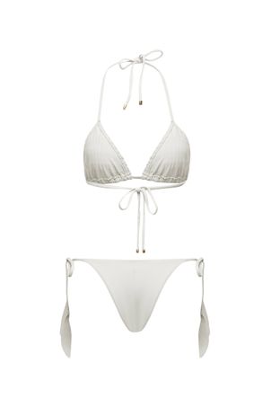 Top Biquíni Triângulo Magnólia Off White