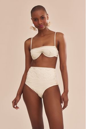 Calcinha Biquíni Hot Pant Magnólia Areia