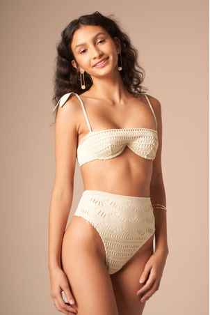 Calcinha Biquíni Hot Pant Magnólia Fio Areia