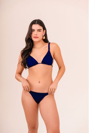 Top Biquíni triângulo iemanjá marinho