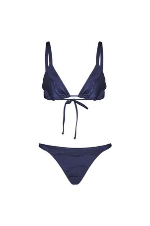 Top Biquíni triângulo iemanjá marinho